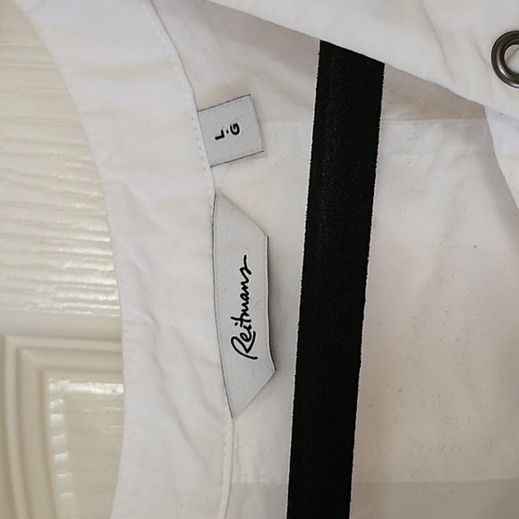 Reitmans Poet Blouse white sz Lg - Picture 3 of 3